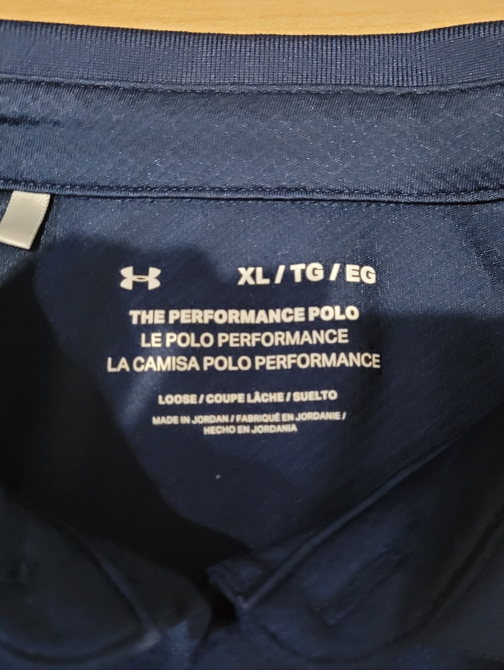 Under Armour men's size XL navy blue polo shirt - Picture 2 of 6